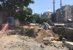 İstanbul'da İSKİ kazısında tarihi kalıntılar bulundu