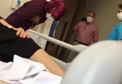 Tepki çeken görüntü! Hastanın sorusuna kızan doktor hakaret yağdırdı