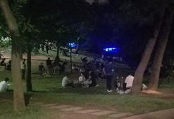 Maçka Parkı'nda horon teptiler nargile içtiler