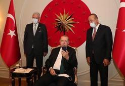 Cumhurbaşkanı Erdoğan, BM Daimi Temsilcisi Sinirlioğlu ile görüştü