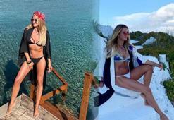 Ivana Sert Instagram'ı salladı! Kendini sulara bıraktı