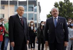TBMM Başkanı Şentop'tan, Bahçeli'ye ziyaret