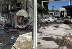 Strafor fabrikasında buhar kazanı patladı! 1 işçi ağır yaralı