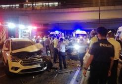 İstanbul'da feci kaza! Ortalık birbirine girdi