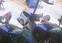 Tırnakçı kadın polise yakalanınca eteğini indirdi!