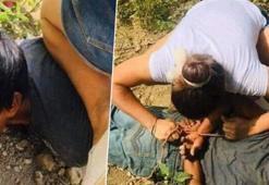 Çocuk tacizcisini kıskıvrak böyle yakaladı