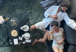 Hande Ataizi'den tavan pozu