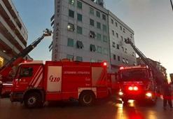 Esenler'de özel bir hastanede yangın