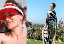 Fahriye Evcen'in Bodrum tatili