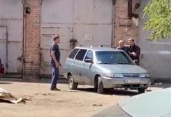 Ukrayna’da bir kişi el bombasıyla polis memurunu rehin aldı