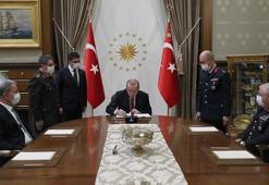 Cumhurbaşkanı Erdoğan, Yüksek Askeri Şura kararlarını onayladı