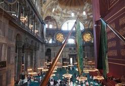 Ayasofya'ya yeşil sancaklar asıldı! Yeşil sancak ne anlama geliyor?