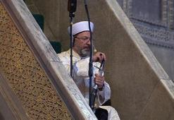Hutbede kılıç geleneği nedir? Diyanet İşleri Başkanı Ali Erbaş minbere kılıç ile çıktı!
