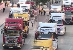 Düğün konvoyunda TIR'larla yolu kapattılar! Sürücülere ceza kesildi
