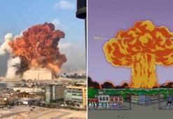 Simpsons dizisi Beyrut patlamasını bildi mi? Simpson kenaheti yine gerçek oldu!
