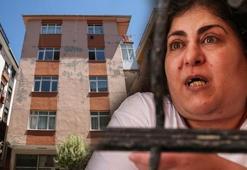 Güngören'de korku apartmanı! Adeta ortadan ayrılacak gibi...