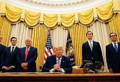 Trump duyurdu: İsrail ve BAE imzaları attı