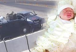Hastaneye giden hamile kadına, uygulama noktasındaki polis doğum yaptırdı