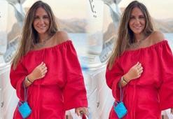 Selma Çilek 4 bin TL’lik mini çantasıyla dikkat çekti