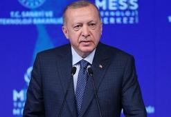 Cumhurbaşkanı Erdoğan  teknoloji merkezinin açılışını robotla yaptı