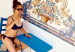 Salma Hayek yerinde duramadı