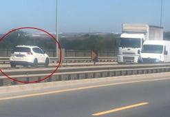 Şok eden anlar! Kilometrelerce ters yönde gitti