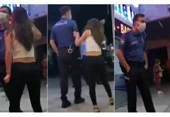 Polise bağırıp ve küfür ettiği iddia edilen kadın serbest bırakıldı