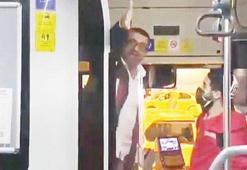 Kadın yolcuya hakaret etmişti! Açığa alındı