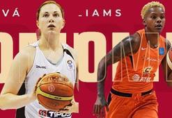 Courtney Williams ve Hruscakova Galatasaray'da!