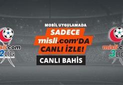 Misli.com 2. Lig ve 3. Lig maçlarını hem CANLI İZLE hem de CANLI İDDAA oyna!