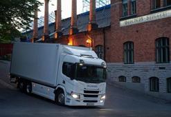 Scania'nın elektrikli kamyonu yolda