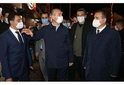 Bakan Soylu, Yüksekova'da incelemelerde bulundu