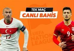 Türkiye - Sırbistan maçı Tek Maç ve Canlı Bahis seçenekleriyle Misli.com’da