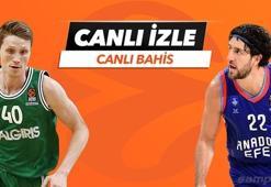 Zalgırıs Kaunas – Anadolu Efes Tek Maç ve Canlı Bahis seçenekleriyle Misli.com’da