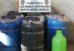 Sahte içki operasyonu! 2 ton ele geçirildi