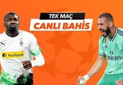 M'Gladbach - Real Madrid maçı Tek Maç ve Canlı Bahis seçenekleriyle Misli.com’da