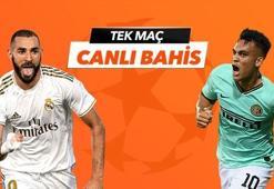Real Madrid - Inter maçı Tek Maç ve Canlı Bahis seçenekleriyle Misli.com’da