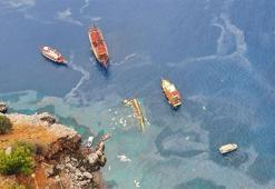 Son dakika... Antalya'da tur teknesi battı