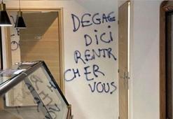 Fransa'da Türk dükkanına ırkçı saldırı