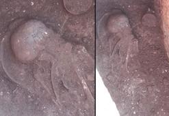 Perre Antik Kenti'ndeki kazılarda 1500 yıllık insan iskeleti  bulundu