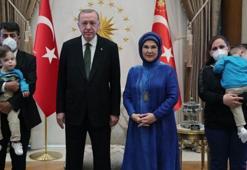 Cumhurbaşkanı Erdoğan siyam ikizlerini kabul etti