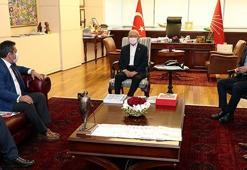 CHP Genel Başkanı Kılıçdaroğlu, KESK ve Birleşik Kamu-İş heyetlerini kabul etti