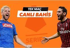 Napoli - Milan canlı bahis seçenekleriyle Misli.com'da