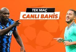 Inter - Real Madrid maçı Tek Maç ve Canlı Bahis seçenekleriyle Misli.com’da