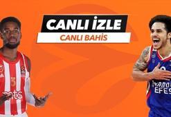 Kızılyıldız - Anadolu Efes maçı Tek Maç ve Canlı Bahis seçenekleriyle Misli.com’da