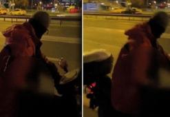 Motosiklet üzerinde iğrenç olay! O sapık yakalandı