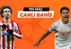 Atletico Madrid - Bayern Münih maçı Tek Maç ve Canlı Bahis seçenekleriyle Misli.com’da