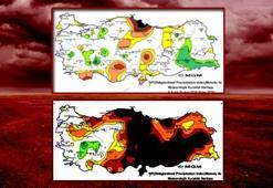 Türkiye için flaş kuraklık uyarısı! Görüntü korkunç, harita giderek kararıyor...