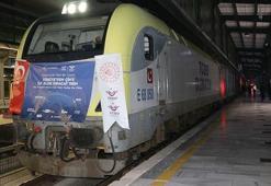 İstanbul'dan Çin'e hareket eden yük treni Ankara'da