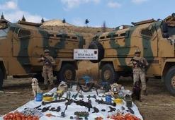 PKK'ya yönelik operasyonda silah ve patlayıcı ele geçirildi